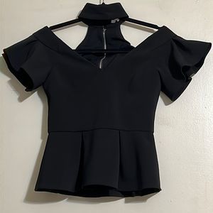 Parker cold shoulder top